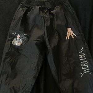 Girls Merlina Wednesday Graphic Pants size 14